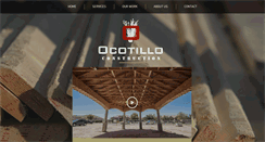 Desktop Screenshot of ocotilloconstruction.com